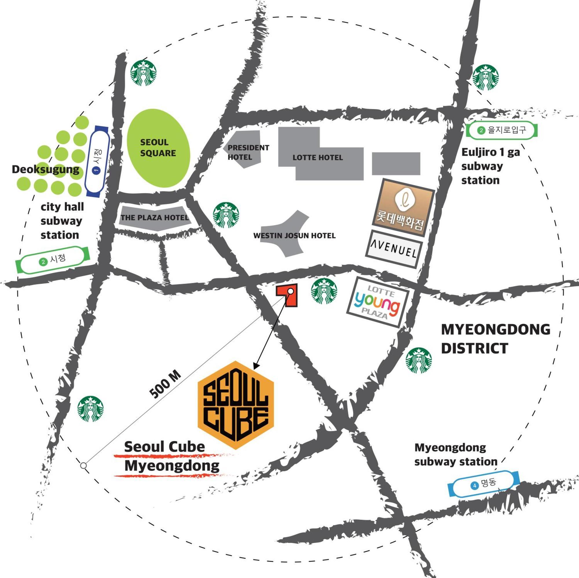 Hotel Seoul Cube Myeongdong Zewnętrze zdjęcie